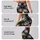 Charcoal Ivory Plaid for Pilates, Gym Workouts, and Everyday Athleisure Leggings - 2