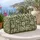 Sage Gingham Daisies for Cottage Getaways and Sunny Weekend Travel Adventures Quilted Weekend Bag - 5