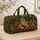 Woodland Foxes, Mushrooms And Autumn Leaves For Cozy Weekend Getaways, Nature Lovers Quilted Weekend Bag - 4