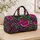 Violet Watermelon and Monstera Leaves for Tropical Beach Getaways and Summer Travel Quilted Weekend Bag - 4