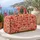 Retro Nested Hearts in Sunset Orange for Romantic Getaways and Colorful Road Trips Quilted Weekend Bag - 5