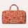 Retro Nested Hearts in Sunset Orange for Romantic Getaways and Colorful Road Trips Quilted Weekend Bag - 6