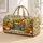 Sunflower Pumpkin Corn Harvest Scene for Autumn Getaways and Weekend Adventures Quilted Weekend Bag - 1