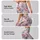 Dusty Rose Peonies and Silver Foliage for Yoga, Pilates, and Everyday Active Living Leggings - 2