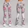 Dusty Rose Peonies and Silver Foliage for Yoga, Pilates, and Everyday Active Living Leggings - 9