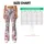 Dusty Rose Peonies and Silver Foliage for Yoga, Pilates, and Everyday Active Living Leggings - 7
