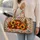 Cornucopia Apples Pumpkins And Sunflowers For Cozy Autumn Orchard Weekend Getaways Quilted Weekend Bag - 2