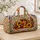 Cornucopia Apples Pumpkins And Sunflowers For Cozy Autumn Orchard Weekend Getaways Quilted Weekend Bag - 4