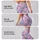 Pastel Daisy Check and Heart Motifs for Yoga Pilates and Everyday Outings Leggings - 2