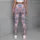 Pastel Daisy Check and Heart Motifs for Yoga Pilates and Everyday Outings Leggings - 6