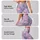Pastel Daisy Check and Heart Motifs for Yoga Pilates and Everyday Outings Leggings - 8
