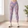 Pastel Daisy Check and Heart Motifs for Yoga Pilates and Everyday Outings Leggings - 4