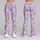 Pastel Daisy Check and Heart Motifs for Yoga Pilates and Everyday Outings Leggings - 9