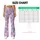 Pastel Daisy Check and Heart Motifs for Yoga Pilates and Everyday Outings Leggings - 7