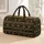 Black And Ivory Desert Geometric Bands For Sunlit Getaways And Everyday Travel Style Quilted Weekend Bag - 1