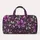 Lilac Watermelon Rosettes for Summer Getaways and Lavender Field Travel Escapes Quilted Weekend Bag - 6