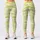 Soft Lime Green Wavy Lines for Yoga, Pilates, and Everyday Active Living Style Leggings - 3