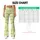 Soft Lime Green Wavy Lines for Yoga, Pilates, and Everyday Active Living Style Leggings - 7