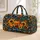 Autumn Footballs, Pumpkins And Sunflowers For Cozy Fall Football Game Day Gatherings Quilted Weekend Bag - 1