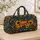 Autumn Footballs, Pumpkins And Sunflowers For Cozy Fall Football Game Day Gatherings Quilted Weekend Bag - 4