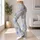 Blue And White Watercolor Florals For Yoga, Pilates, Commuting And Everyday Wear Leggings - 11