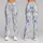 Blue And White Watercolor Florals For Yoga, Pilates, Commuting And Everyday Wear Leggings - 9
