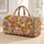 Pear Berry Daisy Orchard Picnic Motifs for Cozy Autumn Getaways and Countryside Escapes Quilted Weekend Bag - 1