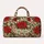 Vintage Poinsettia Candy Cane Florals for Cozy Holiday Travel and Festive Getaways Quilted Weekend Bag - 6