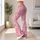 Soft Pink Gingham Hearts for Yoga, Pilates, Running and Everyday Casual Wear for Women Leggings - 12