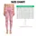Soft Pink Gingham Hearts for Yoga, Pilates, Running and Everyday Casual Wear for Women Leggings - 3