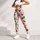 Red Strawberries and Pink Berry Blossoms for Fresh Everyday Fitness and Leisure Style Leggings - 4