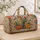 Desert Cactus Dragonfly Blooms for Colorful Weekend Getaways and Sunny Outdoor Escapes Quilted Weekend Bag - 4