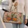 Desert Cactus Dragonfly Blooms for Colorful Weekend Getaways and Sunny Outdoor Escapes Quilted Weekend Bag - 2