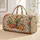 Desert Cactus Dragonfly Blooms for Colorful Weekend Getaways and Sunny Outdoor Escapes Quilted Weekend Bag - 1