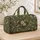 Sage Botanical Florals for Alpine Weekend Getaways and Relaxed Travel Escapes Outdoors Quilted Weekend Bag - 4