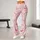Blush Ribbon Bows and Hearts for Yoga, Pilates, and Everyday Romance Leggings - 10
