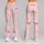 Blush Ribbon Bows and Hearts for Yoga, Pilates, and Everyday Romance Leggings - 9