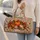 Folk Pumpkin Maple Leaves And Acorns For Cozy Autumn Weekend Getaways Quilted Weekend Bag - 2