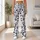 Monochrome Alphabet-Inspired Doodle Motifs for Pilates, Gym Sessions and Everyday Athleisure Leggings - 10