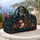 Smiling Snowman And Decorated Christmas Tree For Cozy Winter Holiday Travel Days Quilted Weekend Bag - 5