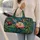 Water Lily Dragonflies and Lakeside Blooms for Serene Weekend Getaways and Nature Lovers Quilted Weekend Bag - 2