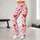 Coral Heart Motifs for Yoga, Pilates and Everyday Outings for Women Leggings - 10