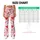 Coral Heart Motifs for Yoga, Pilates and Everyday Outings for Women Leggings - 7