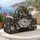 Ivory Peony Blooms for Chic Travel, Weekend Getaways and Everyday City Escapes Quilted Weekend Bag - 5