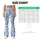 Blue And White Damask Florals For Yoga, Pilates, And Everyday Studio-To-Street Style Leggings - 7