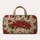 Poinsettia Candy Canes and Evergreen Sprigs for Festive Holiday Travel and Getaways Quilted Weekend Bag - 6