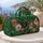 Jungle Dog Portraits with Tropical Flowers for Beach Days and Weekend Travel Getaways Quilted Weekend Bag - 5