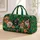 Jungle Dog Portraits with Tropical Flowers for Beach Days and Weekend Travel Getaways Quilted Weekend Bag - 1