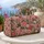 Blush Rose Blossoms And Candy Canes For Romantic Winter Getaways And Holiday Travel Quilted Weekend Bag - 5