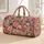 Blush Rose Blossoms And Candy Canes For Romantic Winter Getaways And Holiday Travel Quilted Weekend Bag - 1